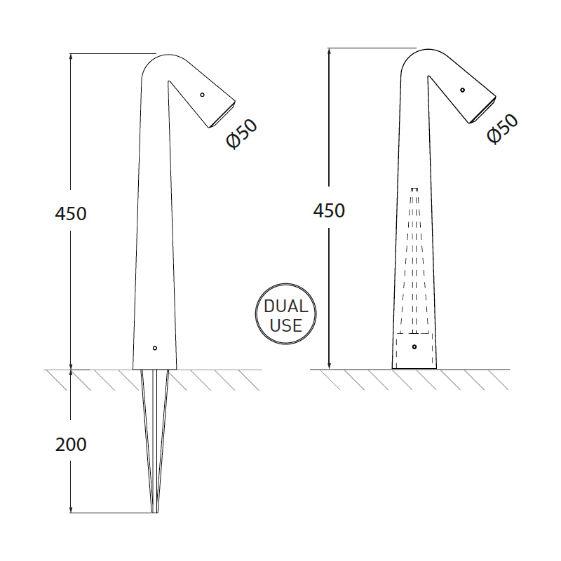 Bollard pour chemins